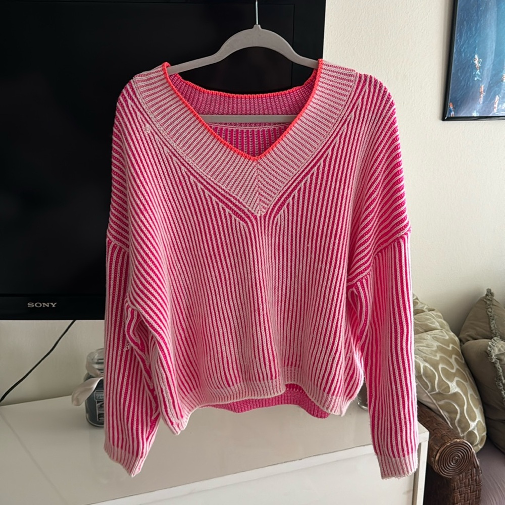 Hot pink sweater